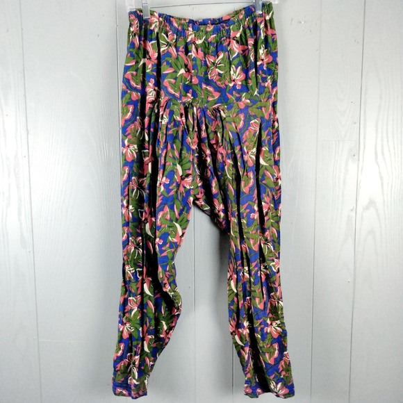 Generation Woman Baggy Harem Pants Trousers Festival Boho Hippie Drop Crotch 12 - Picture 1 of 7